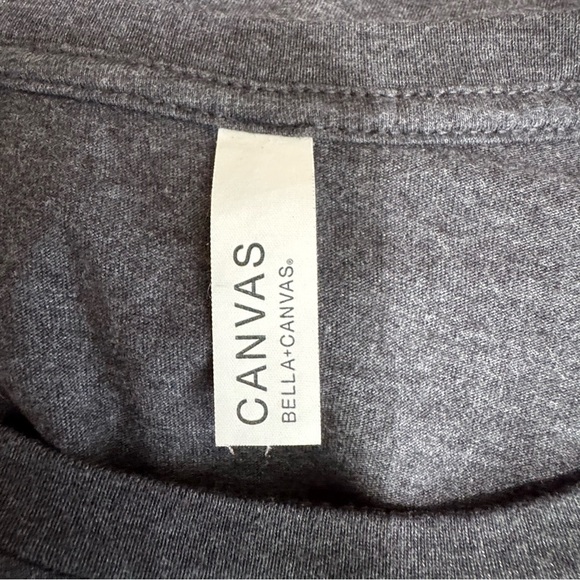 Bella Canvas Washington on the Brazos Texas Historical Gray Graphic T-Shirt - Picture 4 of 4